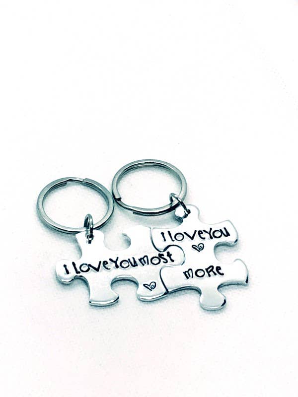 Me and My Sweet Pea - Wholesale Keychain - Unisex - Christmas gifts for couples, I love you more I love you most0