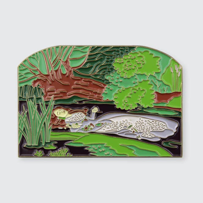 Pin Museum - Wholesale Lapel pin/button - Ophelia • Enamel Pin0