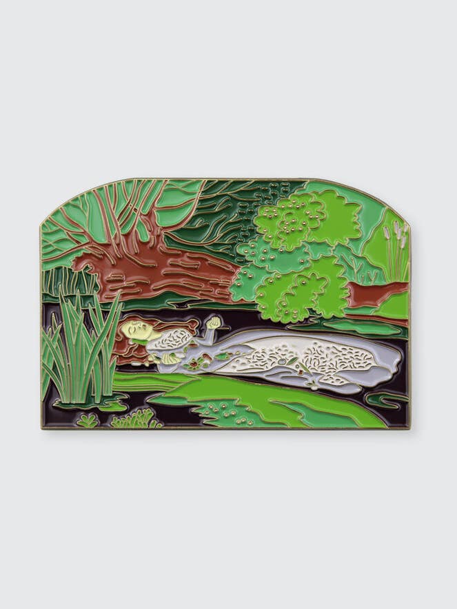 Ophelia • Enamel Pin for wholesale by Pin Museum
