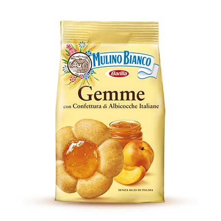 Gemme med abrikosmarmelade Mulino Bianco for engroshandel hos Made in eatalia