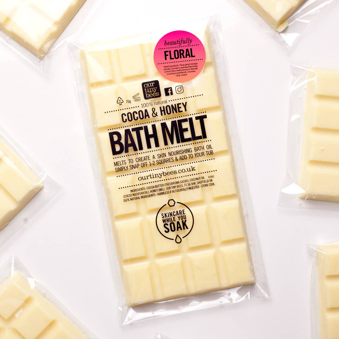 Our Tiny Bees – wholesale Bath/body oil – Floral Bath Melt / Ylang-Ylang & Lemon / 100% Natural / Eco Friendly4