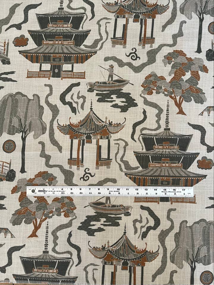 Cecily Chinoiserie Pillow with Feather Insert - Custom for wholesale by Dahlia & Grace pillows