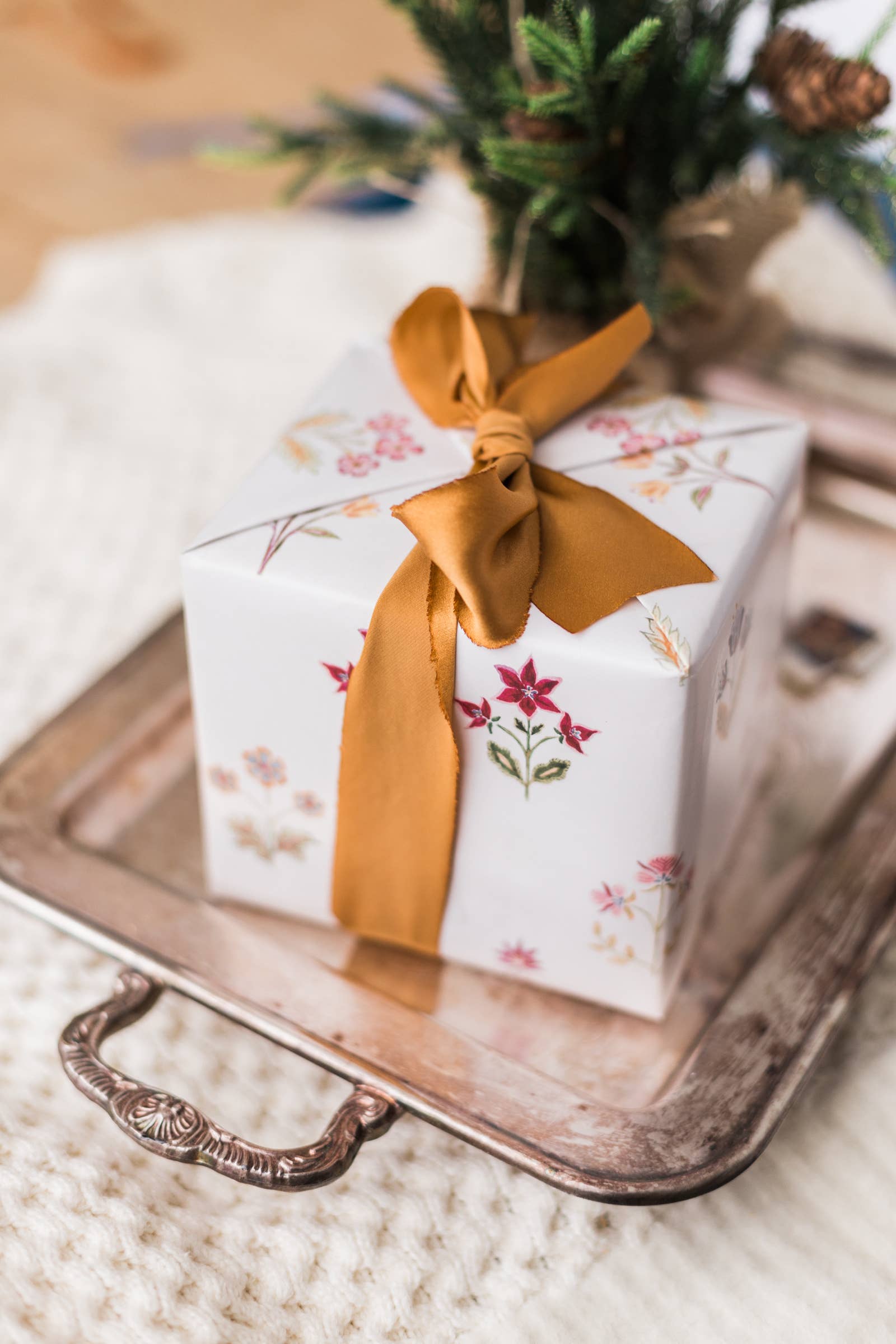 The Illustrated Life - Wholesale Flat Wrap - Christmas Block Print Wrapping Paper Sheets2