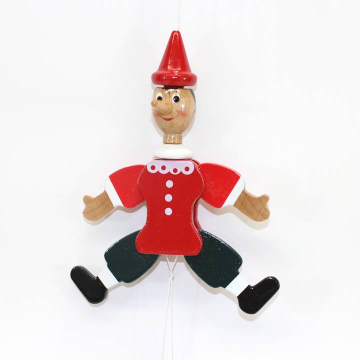 San Lorenzo Design - Wholesale Wood Toy - Kids - Pinocchio Wooden Flat Marionette, Mastro Geppetto1