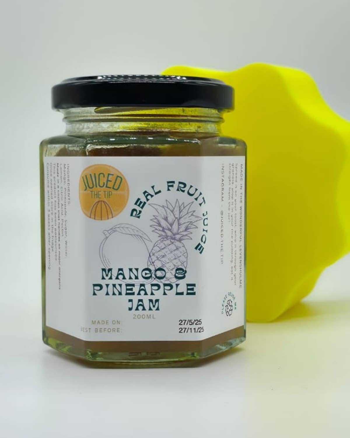 Juiced the Tip – wholesale Preserves – Mango & Pineapple Preserve - 200ml Jar 5
