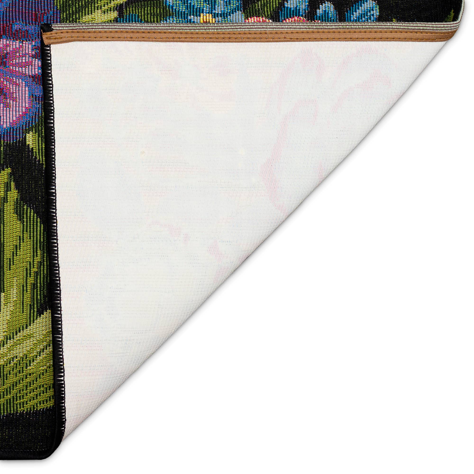 Esencia Secret Garden Indoor/Outdoor Mat Black for wholesale on Faire4