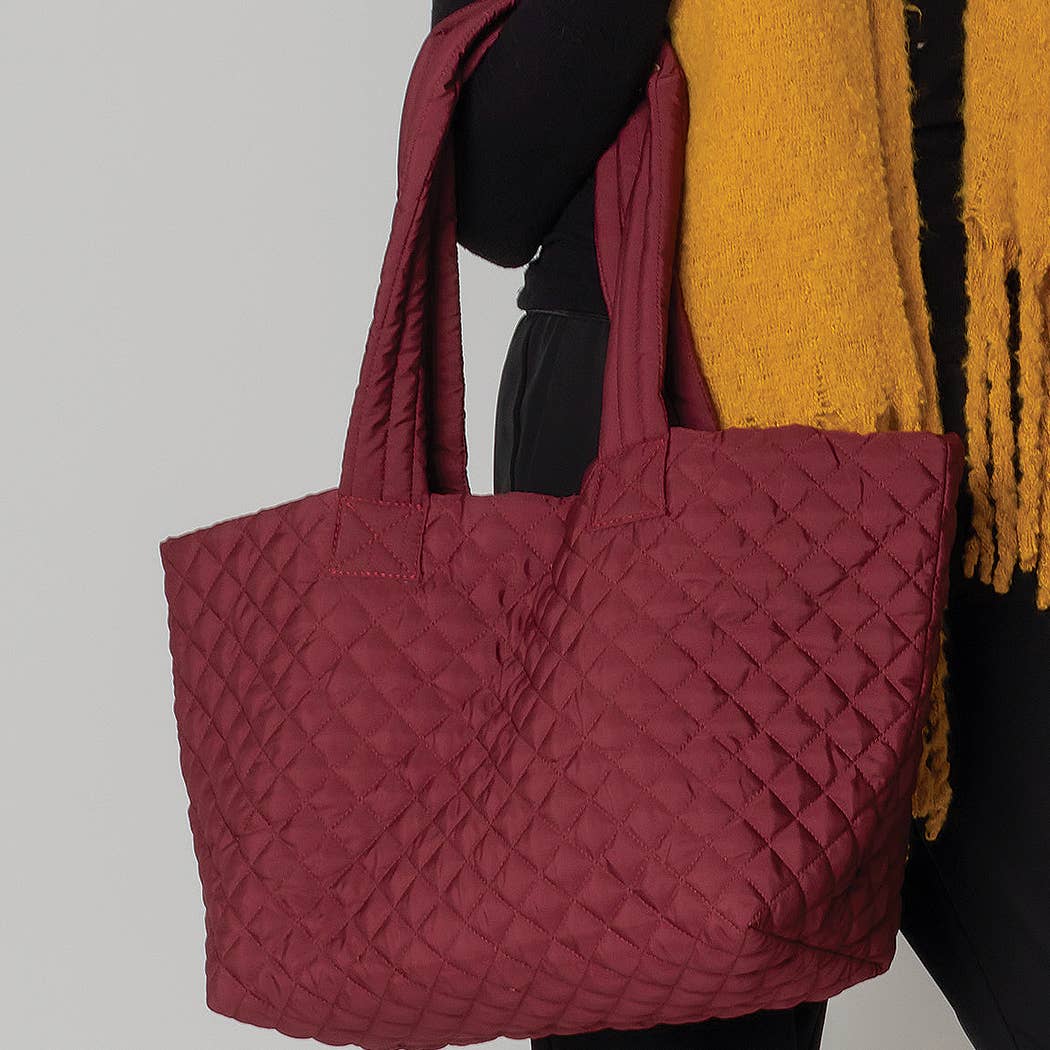 Fashion City - Vente Tote bag – femme - Sac fourre-tout matelassé rembourré10