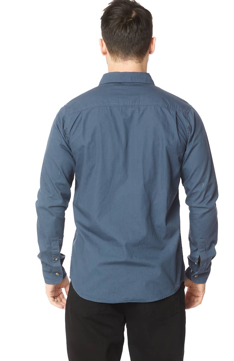 Hawk's Bay - Wholesale Button Down Shirt - Men's - MEN'S LONG SLEEVE TWILL COTTON CANVAS SHIRT10