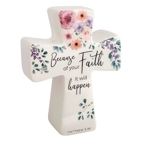 Faith Prayer Cross in Acetate Box for wholesale by Roman