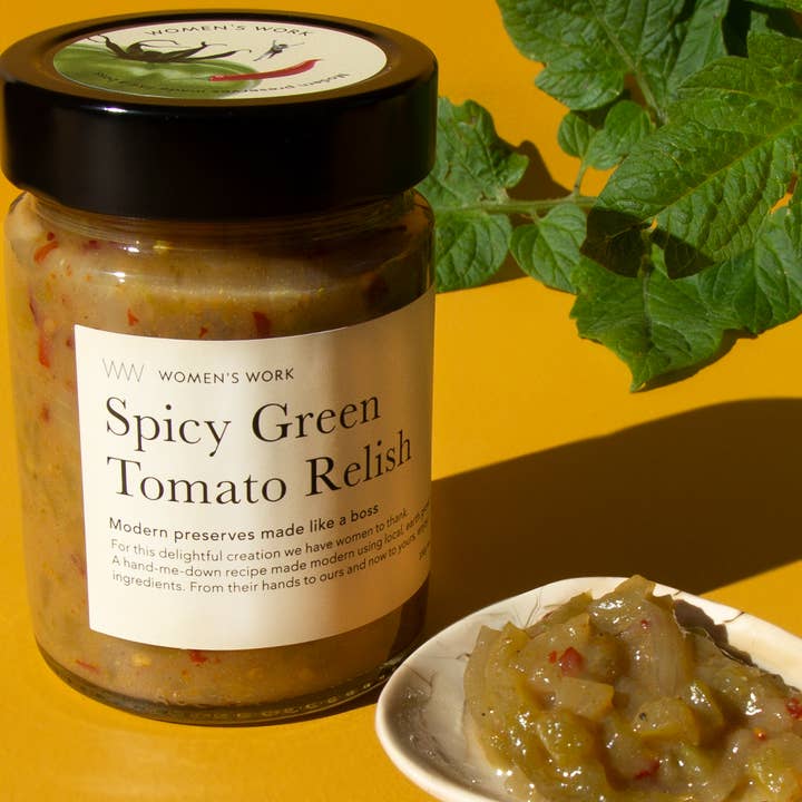 Women's Work - Wholesale Relish - Spicy Green Tomato Relish GRANDE6