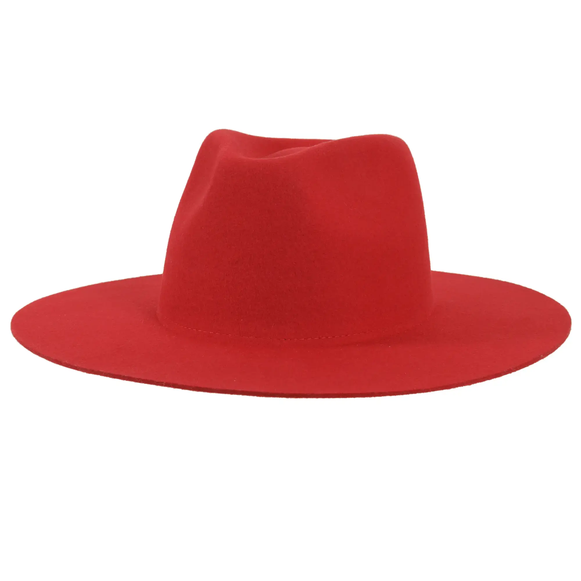 American Hat Makers - Wholesale Fedora - Uniseks - 100% wollen vilten hoed met platte rand - Stijl Rancher18