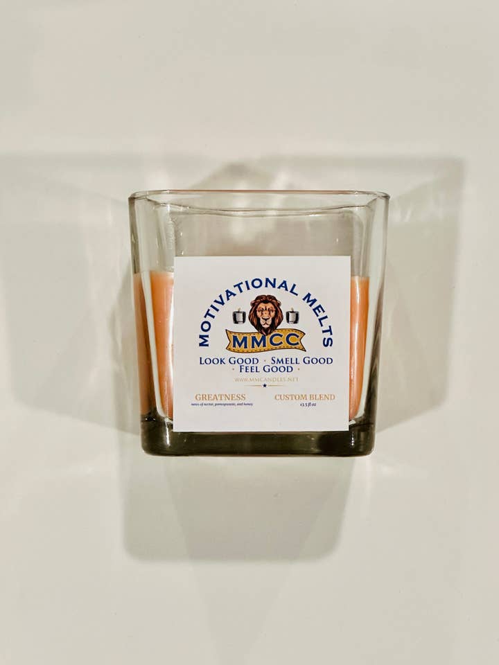GREATNESS for wholesale by Motivational Melts Candle Company