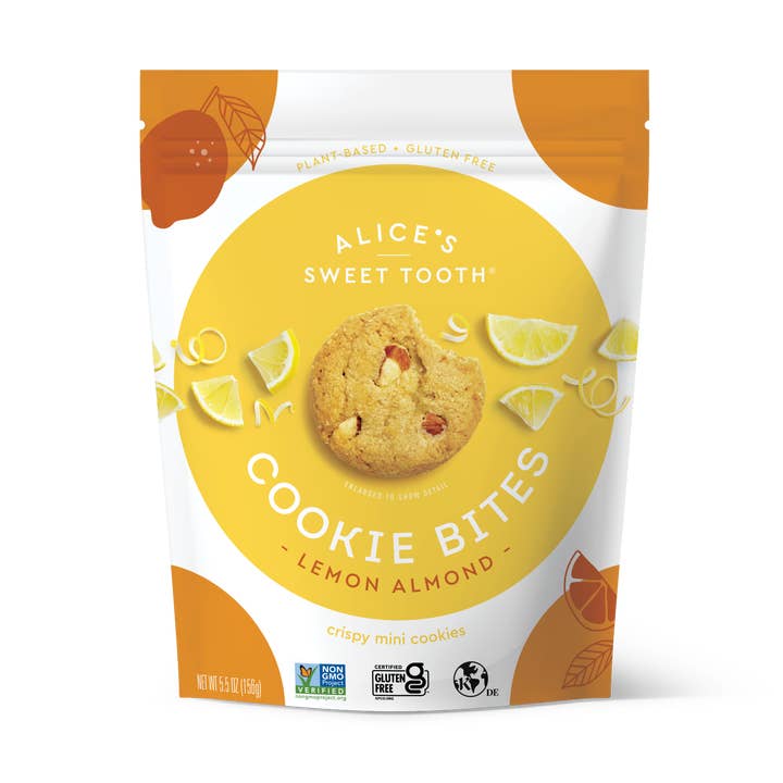 Lemon Almond Cookie Bites for wholesale by Alice's Sweet Tooth
