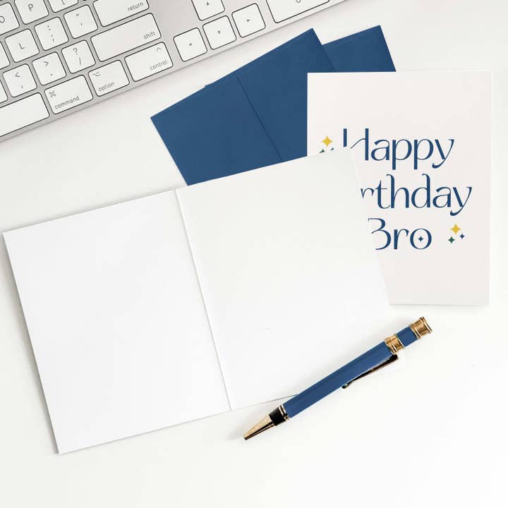 Blú Rose - Vendita all'ingrosso Biglietti di auguri - Biglietto di auguri di buon compleanno fratello