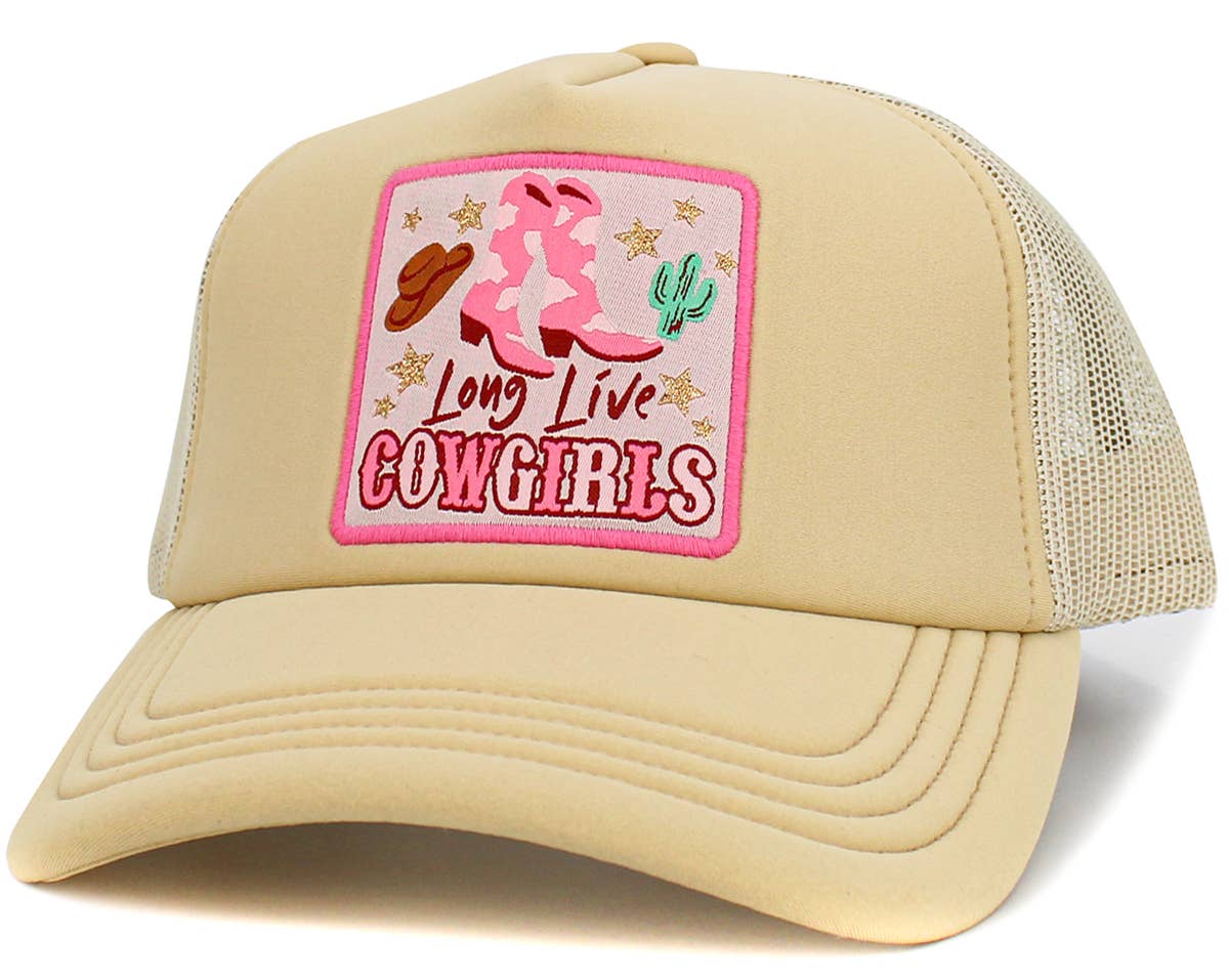 KBETHOS - Wholesale Trucker Hat - Women's - Long Live Cowgirls Meshback Ballcap2