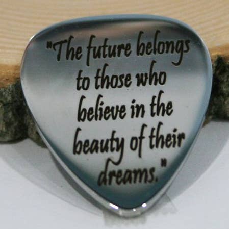 Personalized Guitar Pick with Custom Message/Date/Name for wholesale by SoulfulMemory