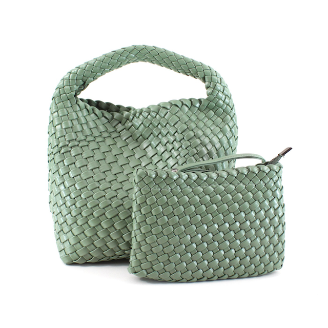 Pretty Persuasions - Vendita all'ingrosso Borsa a tracolla - Donna - Borsa a tracolla hobo in tessuto medio P24015 con custodia per cosmetici9