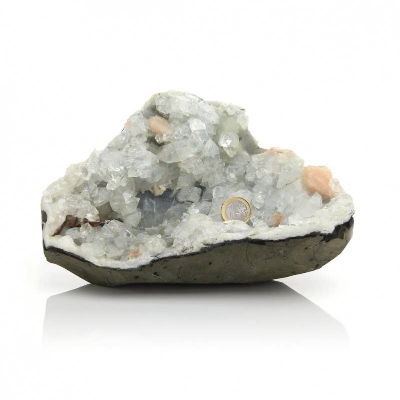 UniArt – Pedra/cristal espiritual por atacado – Apofilita branca com estilbita1