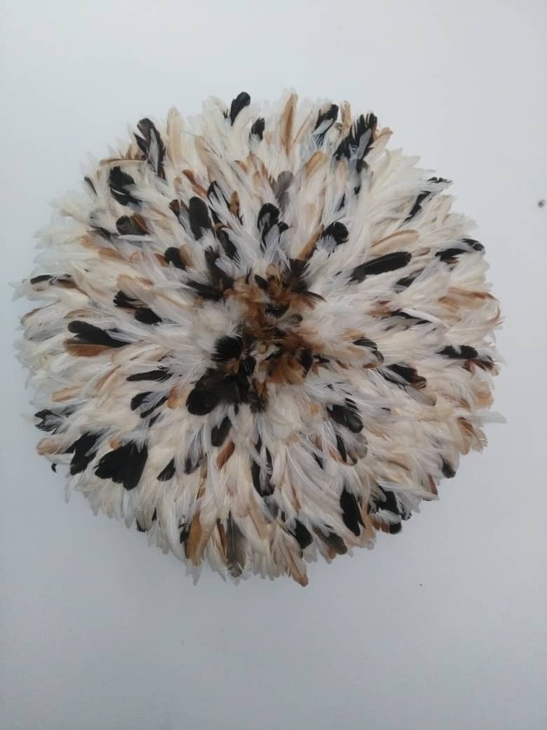 Beige and natural speckled white juju hat for wholesale on Faire1