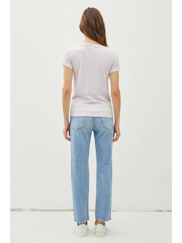 Be Cool - Wholesale T-Shirt - Women's - CLASSIC V-NECK SHORT SLEEVE SLIM T-SHIRT14