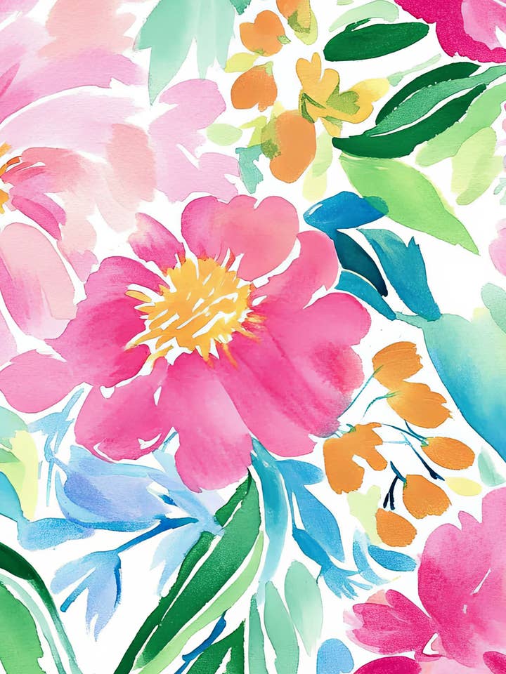 Sustainable postcard Bloom for wholesale by Mookstories