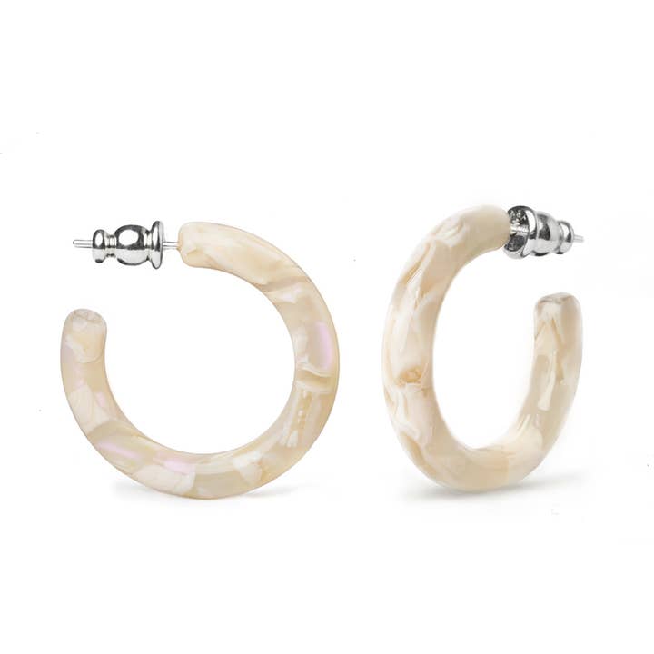 Fenna&Fei - Wholesale Hoop Earrings - Ultra Mini Hoop Collection | Small Acetate Hoops