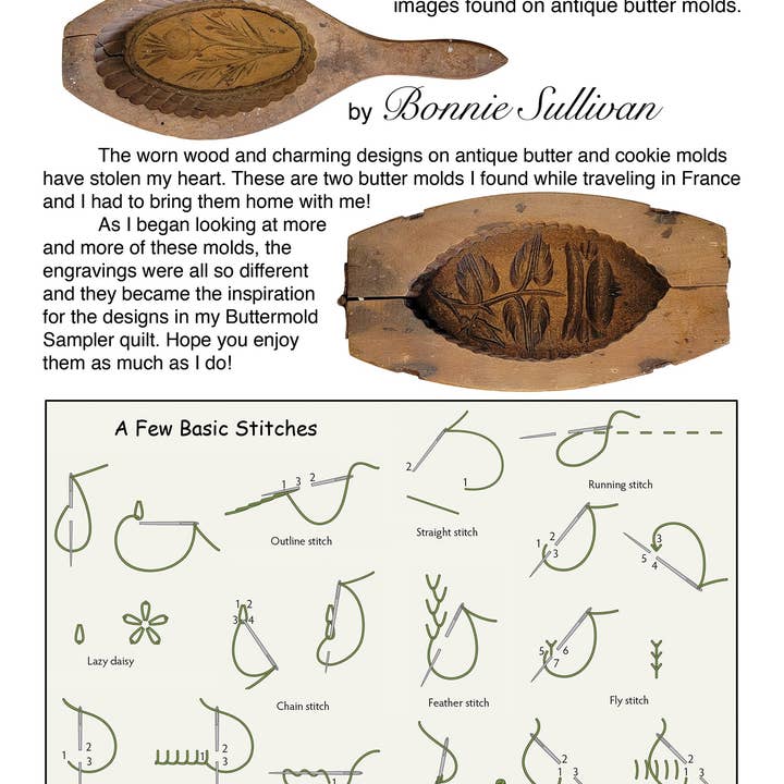 All Through The Night - Wholesale Quilt - #2216 Buttermold Sampler Quilt2