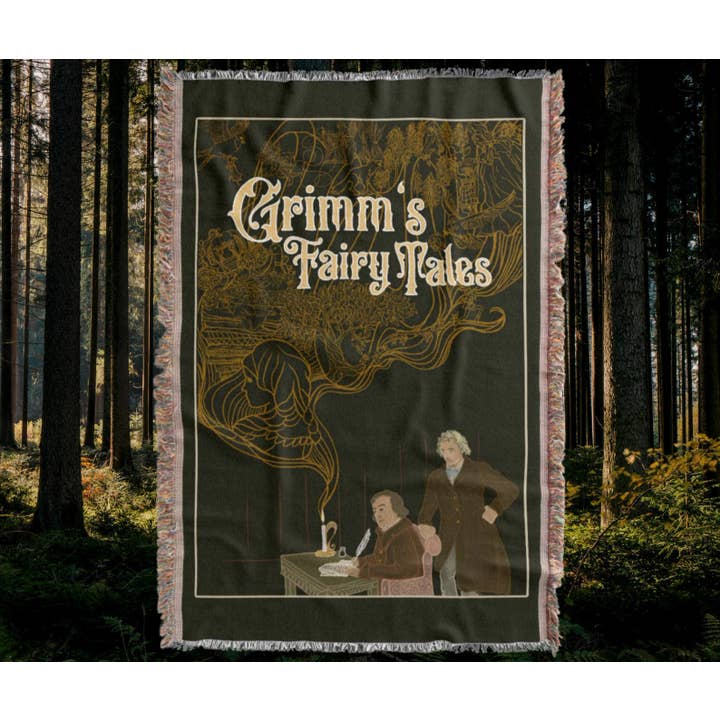 Manta afgana tejida con forma de cuento de hadas de Brothers Grimm para venta al por mayor de RiverWood Forest