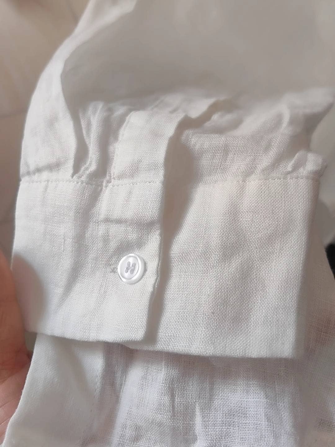 HIDDENBRAND - Wholesale Button Down Shirt - Women's - cotton linen blend button down shirt27