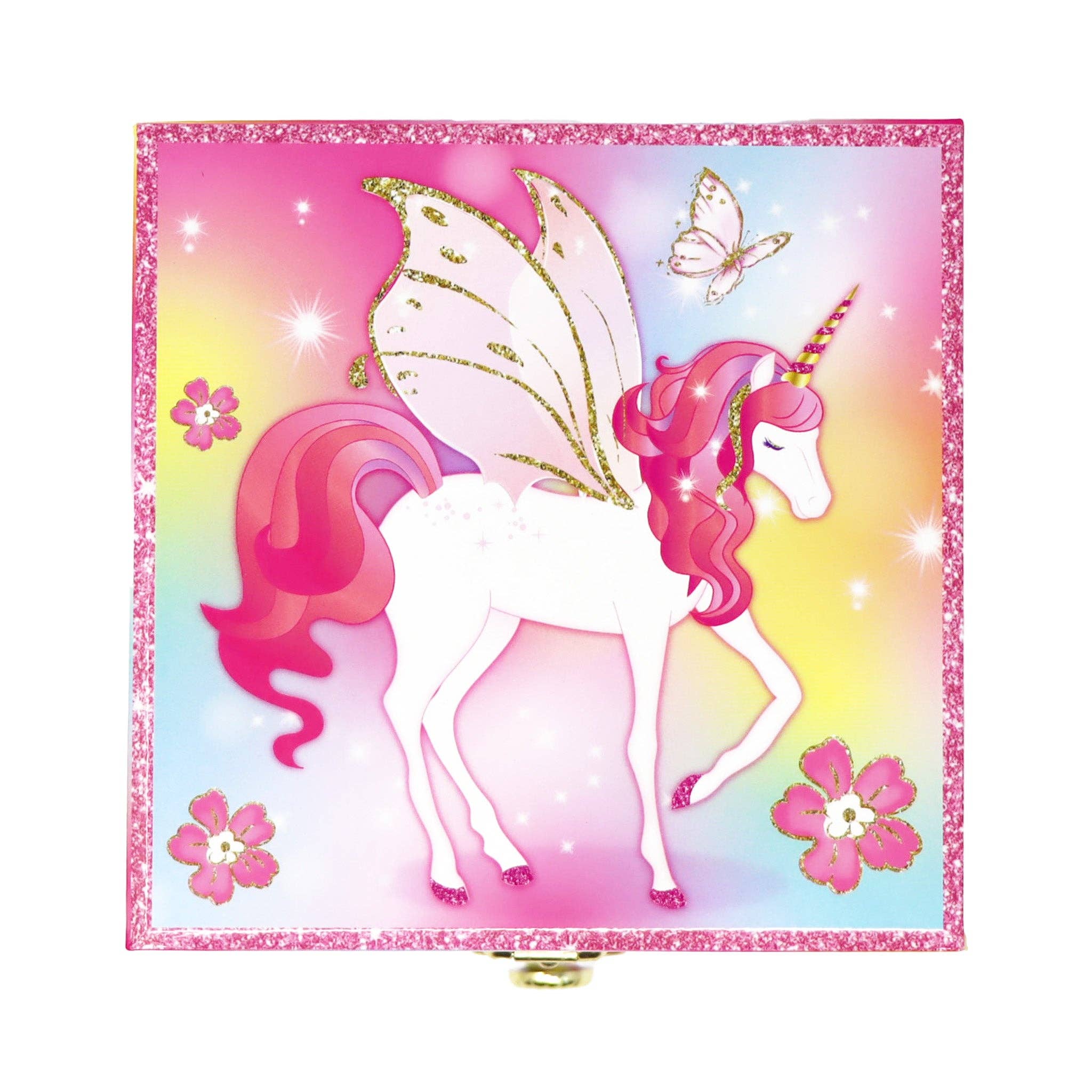 Pink Poppy USA - Wholesale Jewelry Box/Organizer - Kids - Dreamland Unicorn Small Musical Jewellery Box | Pack of 10