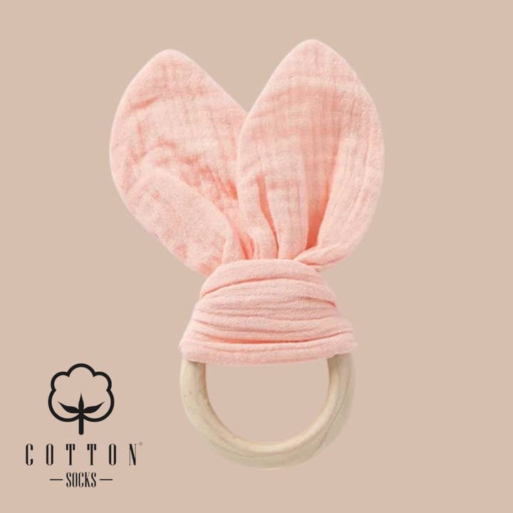 Cotton Socks - Wholesale Teether (Not Clip-On) - Baby - MC-04 Organic Cotton Muslin Teether 16 cm x 8 cm27