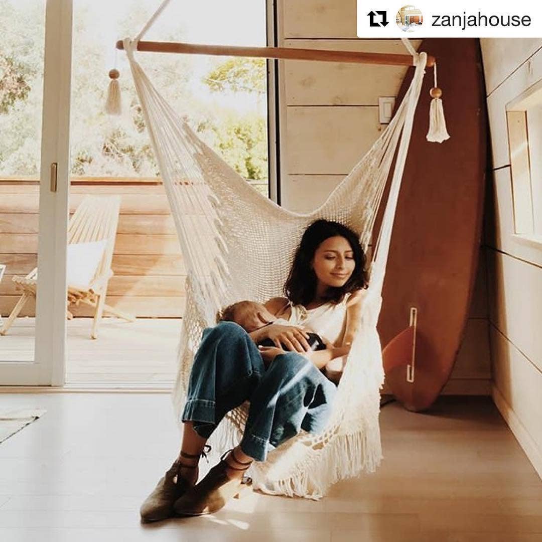 Mission Hammocks - Vente Hamac - Chaise hamac suspendue en macramé, style bohème chic4