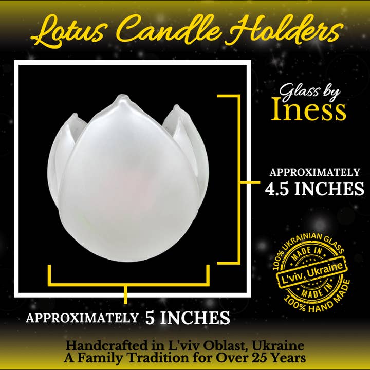 Glass by Iness - Wholesale Candle Holder - Frosted Glass Lotus Blossom Candle Holder - Red Cardinals5
