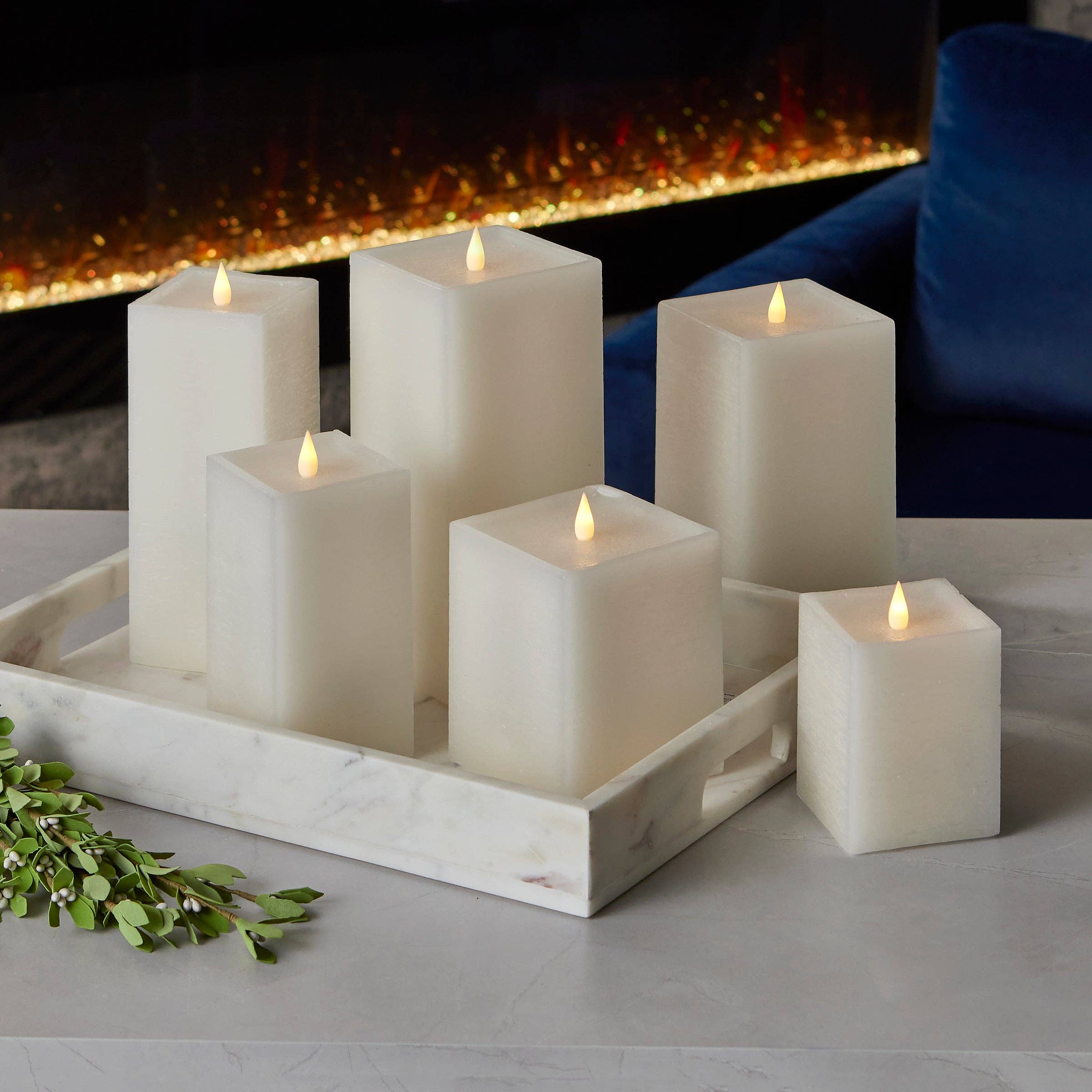 Seasonal LLC - Wholesale Flameless Candle - Classic Motion Flameless Square Candle2