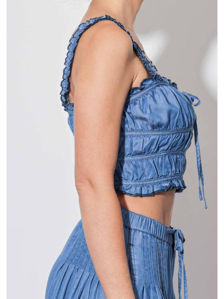 PIETRA MEDIA Top arricciato in TENCEL™ in vendita all'ingrosso su Faire4