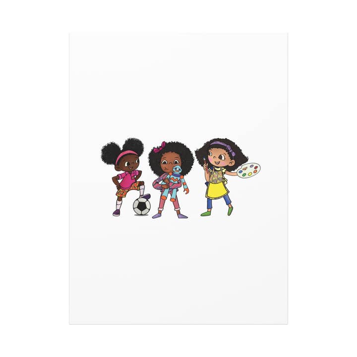 Ikuzi Dolls - Wholesale Art Print - Kids & Baby - Kids' Canvas Wall Art - Playful Characters for Creative Spaces48