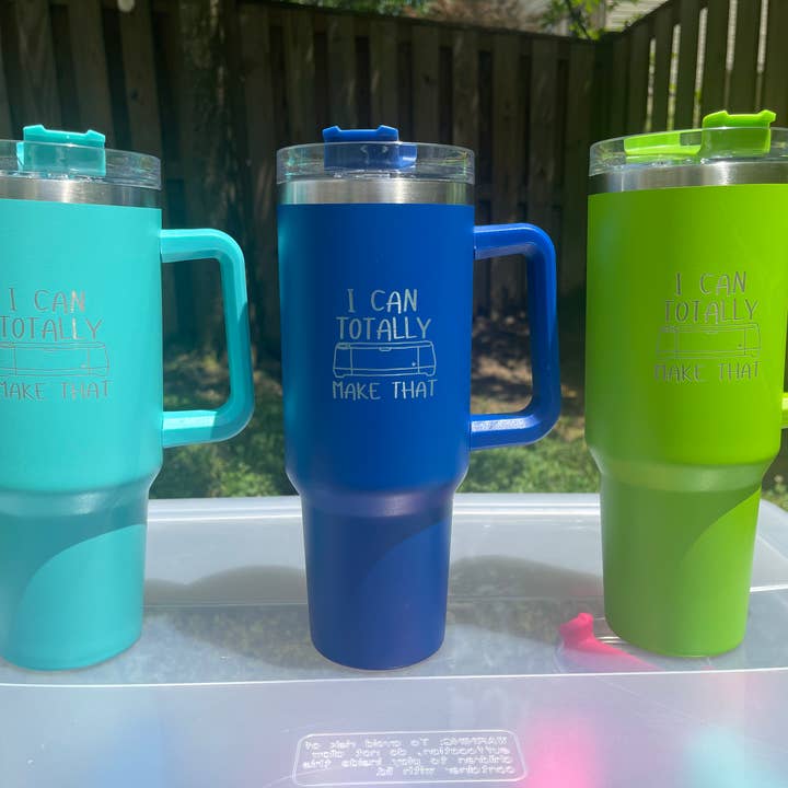 Funny Scrapbooking Tumbler 40oz 24hr Hot/Cold Can Make That for wholesale by Heart After Arts