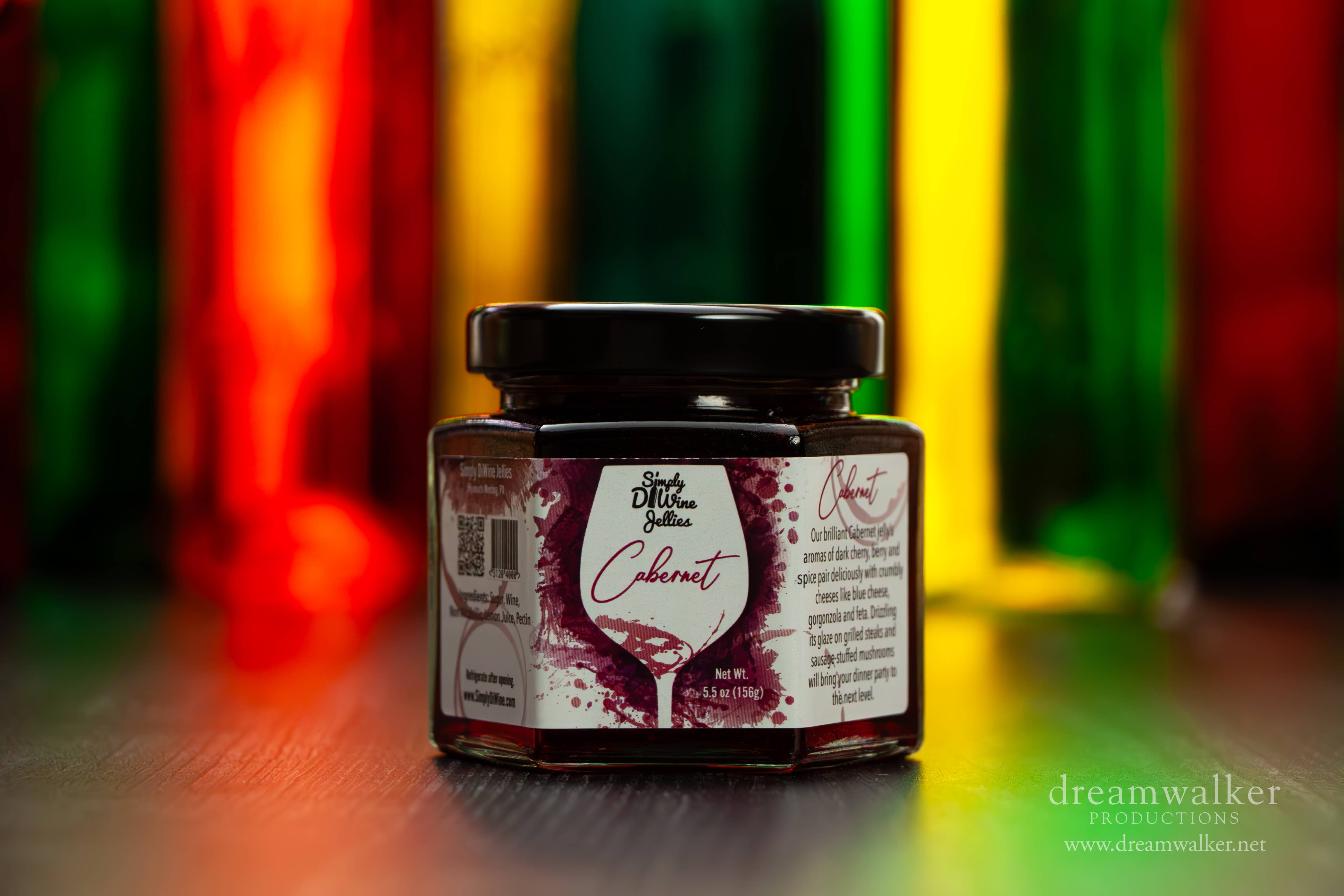Simply DiWine Jellies, LLC – wholesale Sylt/gelé – Cabernetvin-gelé 156g1