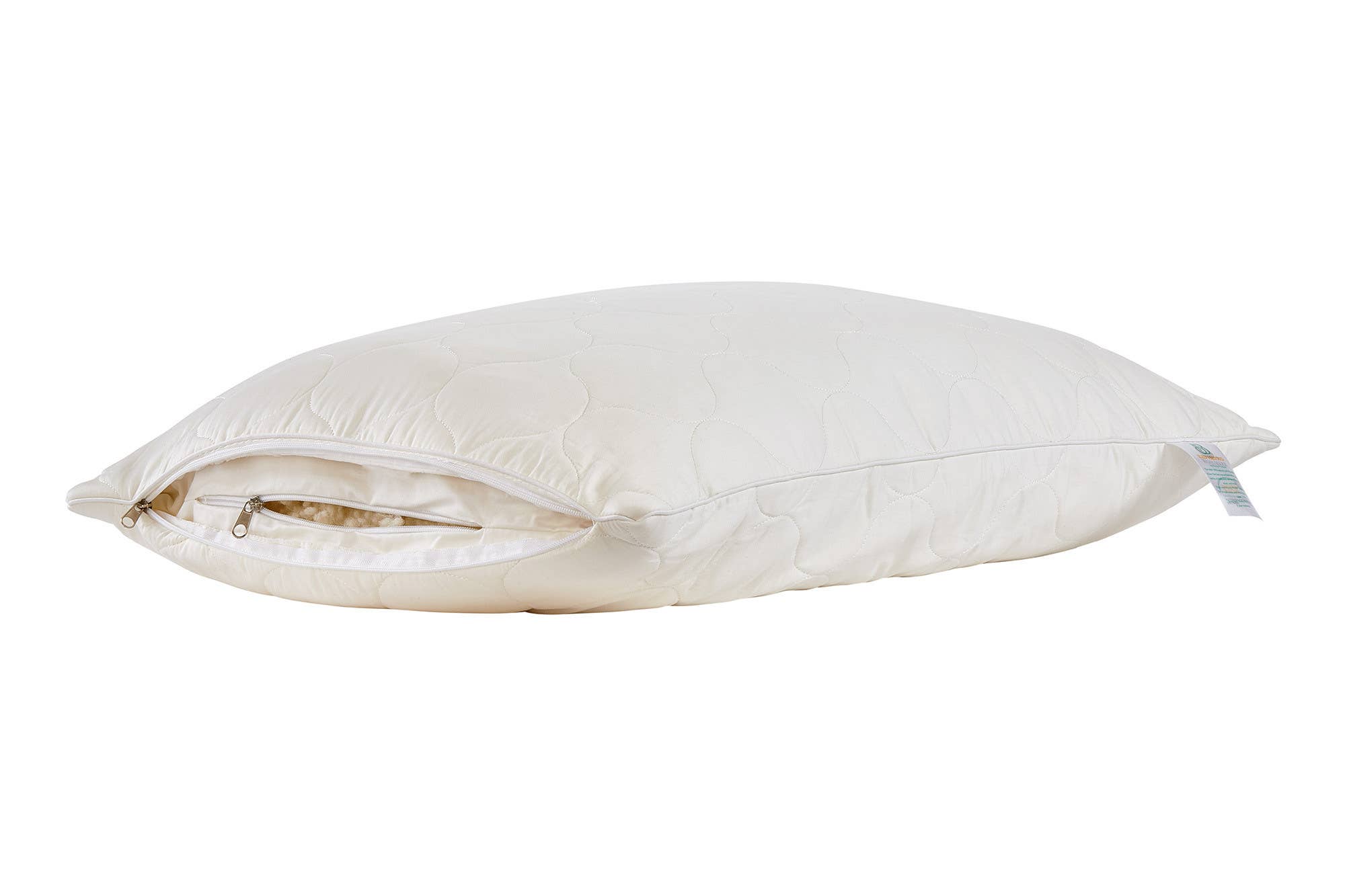 HomeRoots - Wholesale Bedding Pillow - Cotton Wool Hypoallergenic Standard Size Bed Pillow3