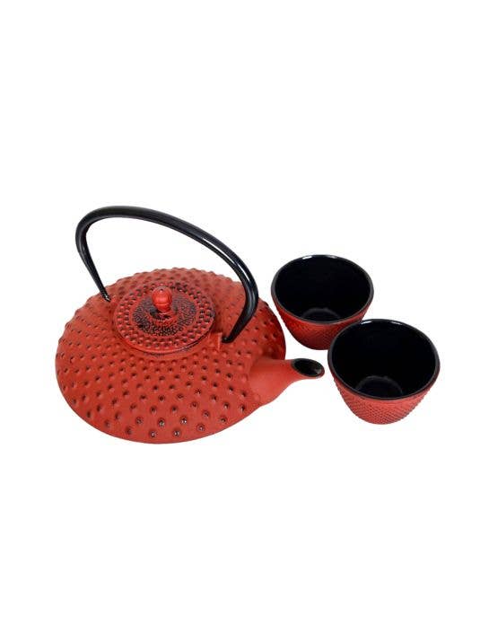 Khla - L'épicerie du Mékong - Wholesale Tea Pot - Red cast iron teapot1