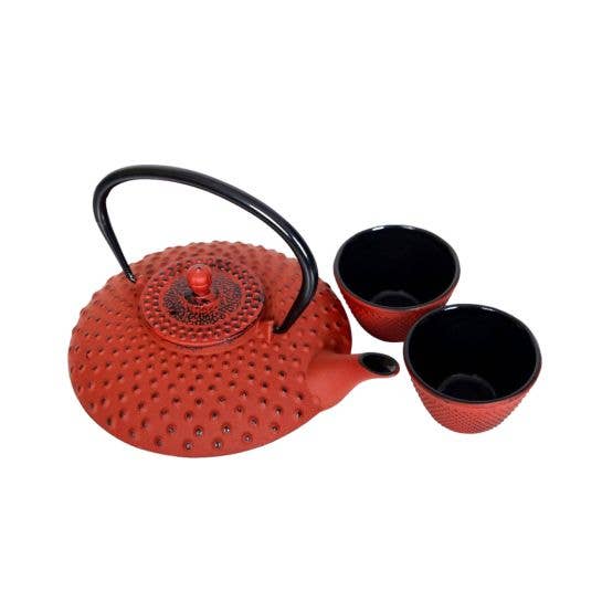 Khla - L'épicerie du Mékong - Wholesale Tea Pot - Red cast iron teapot1