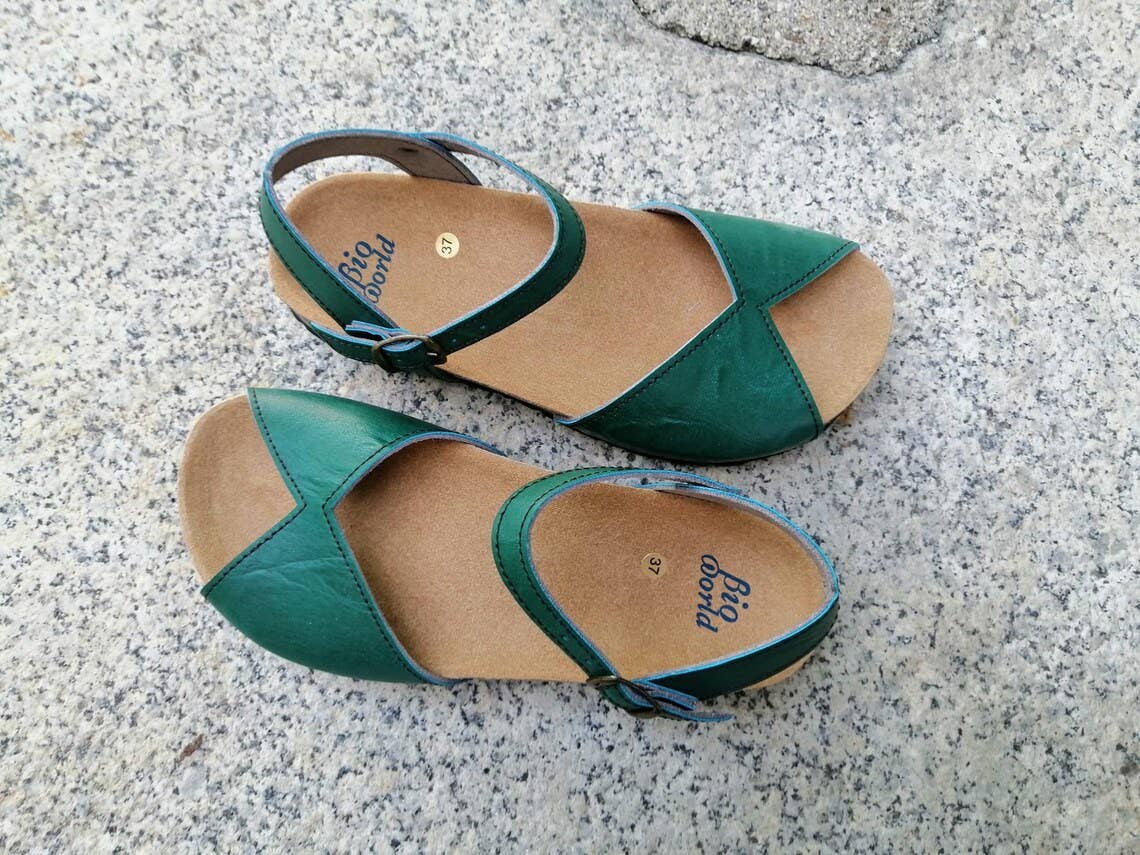 BIOWORLD - Wholesale Sandals - Women's - AGUILAR VERDE, sandals for women, vegan sandals, eco2