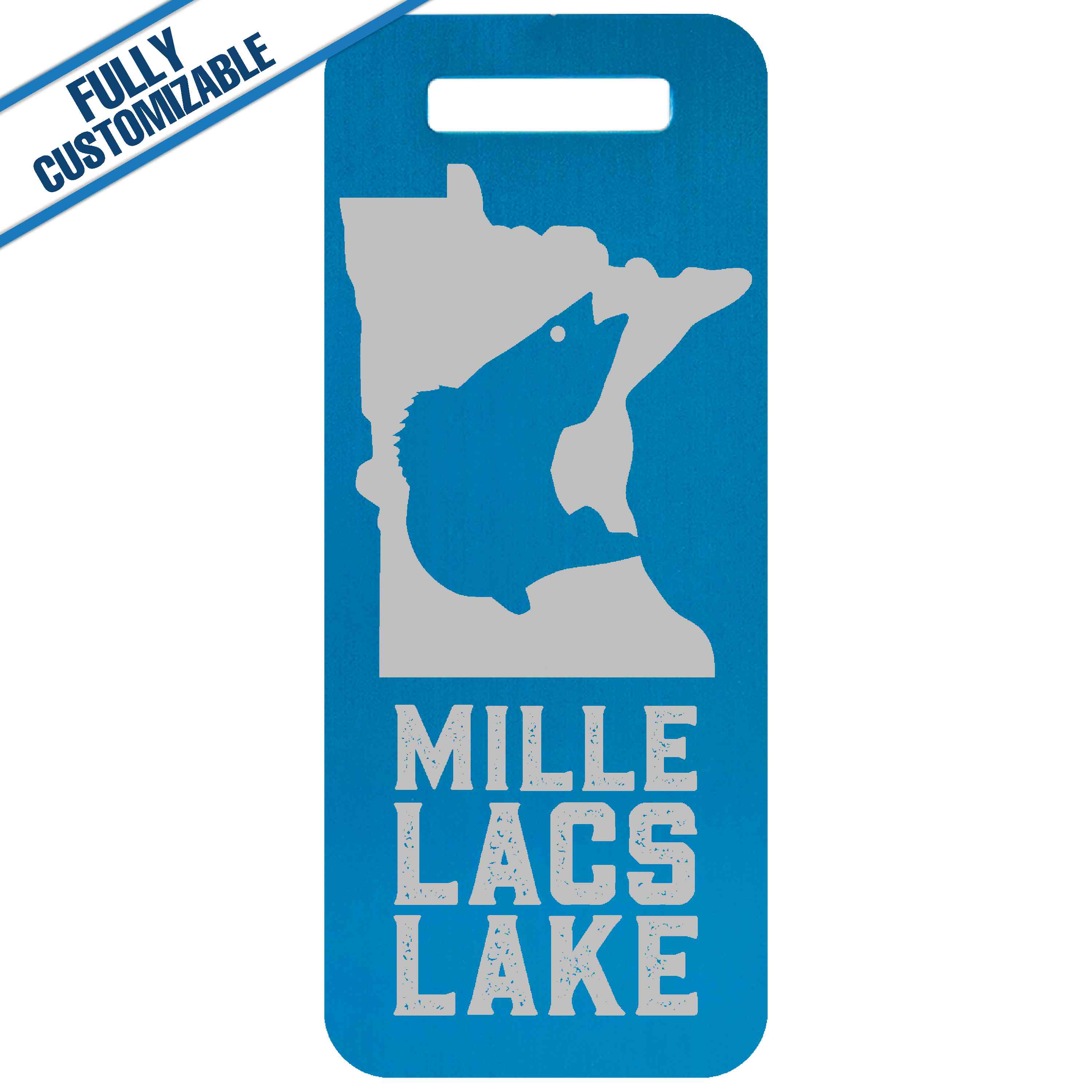 GiftWorksPlus - Wholesale Luggage Tag - 1.25x3 Engraved Aluminum Luggage Tag - Fully Customizable1