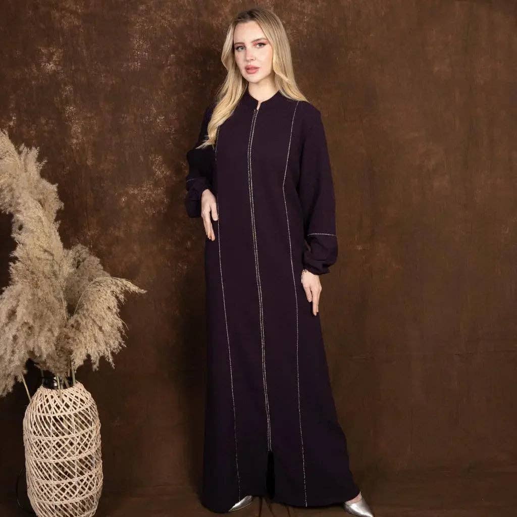 Palestinian Elegance - Wholesale Kaftan - Women's - Abaya Plus Size: Elegance and Comfort for Every Body0