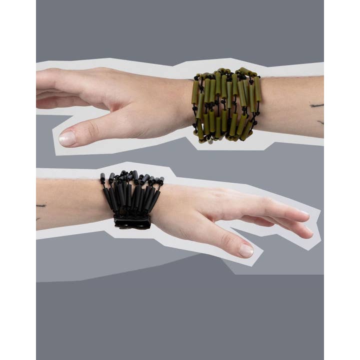 Nido PVC- og læderperlearmbånd for engroshandel hos Ans Designs