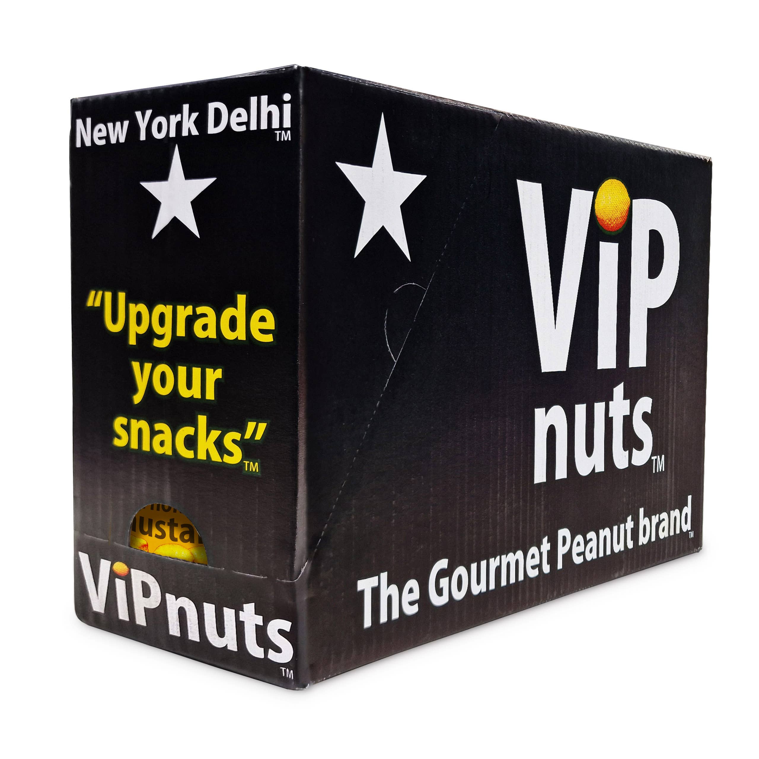 New York Delhi - Wholesale Nuts - ViPnuts Hot Honey & Mustard flavoured Peanuts 63g3