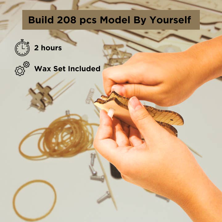 CALIBER GOURMET / CAMPCO – wholesale Puzzle – Adult – Revolver Wood Puzzle Gun
