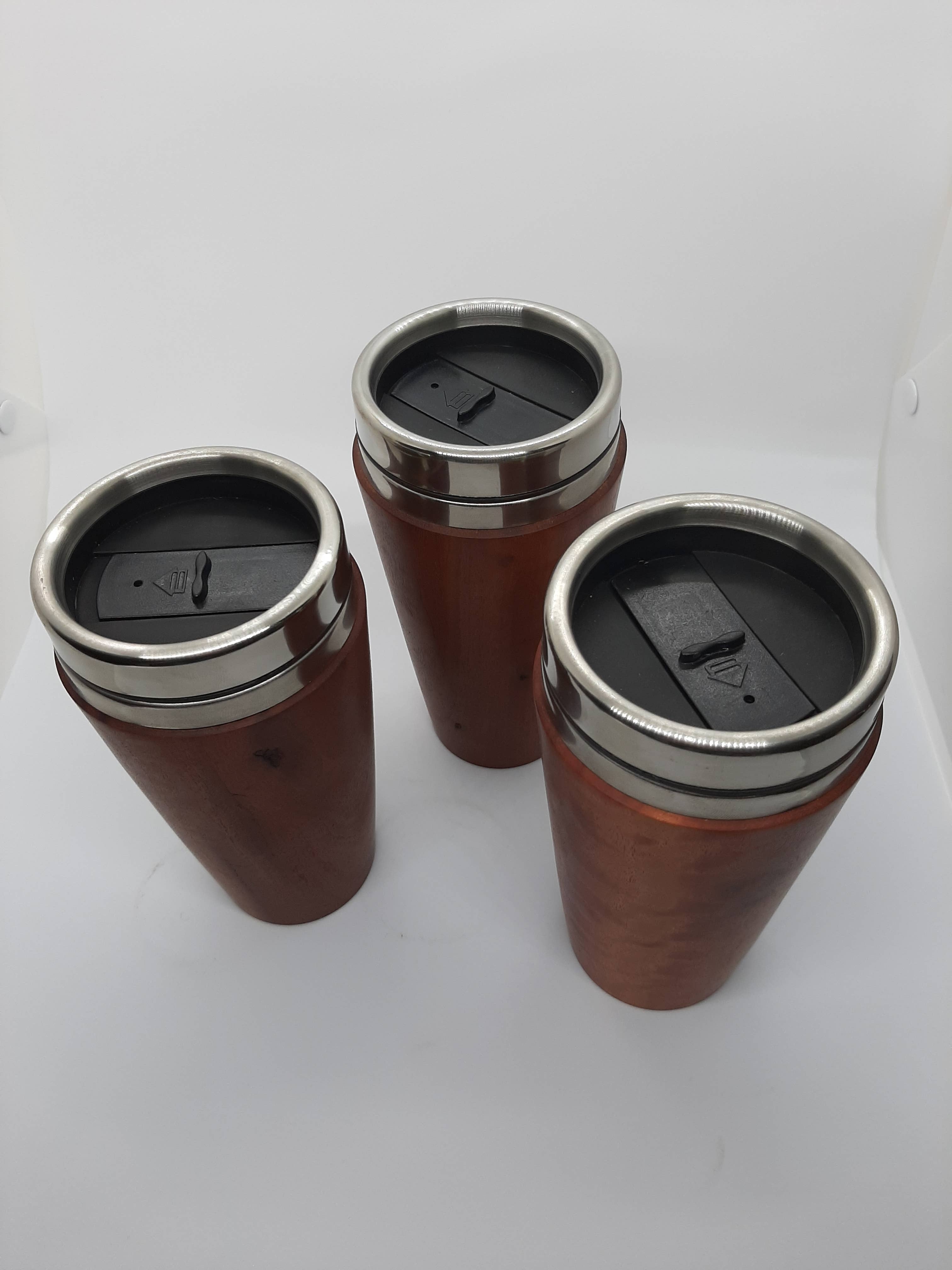 Lyons Woodturning - Wholesale Insulated Mug/Tumbler - Timber Travel Mug (10oz or 16oz)2