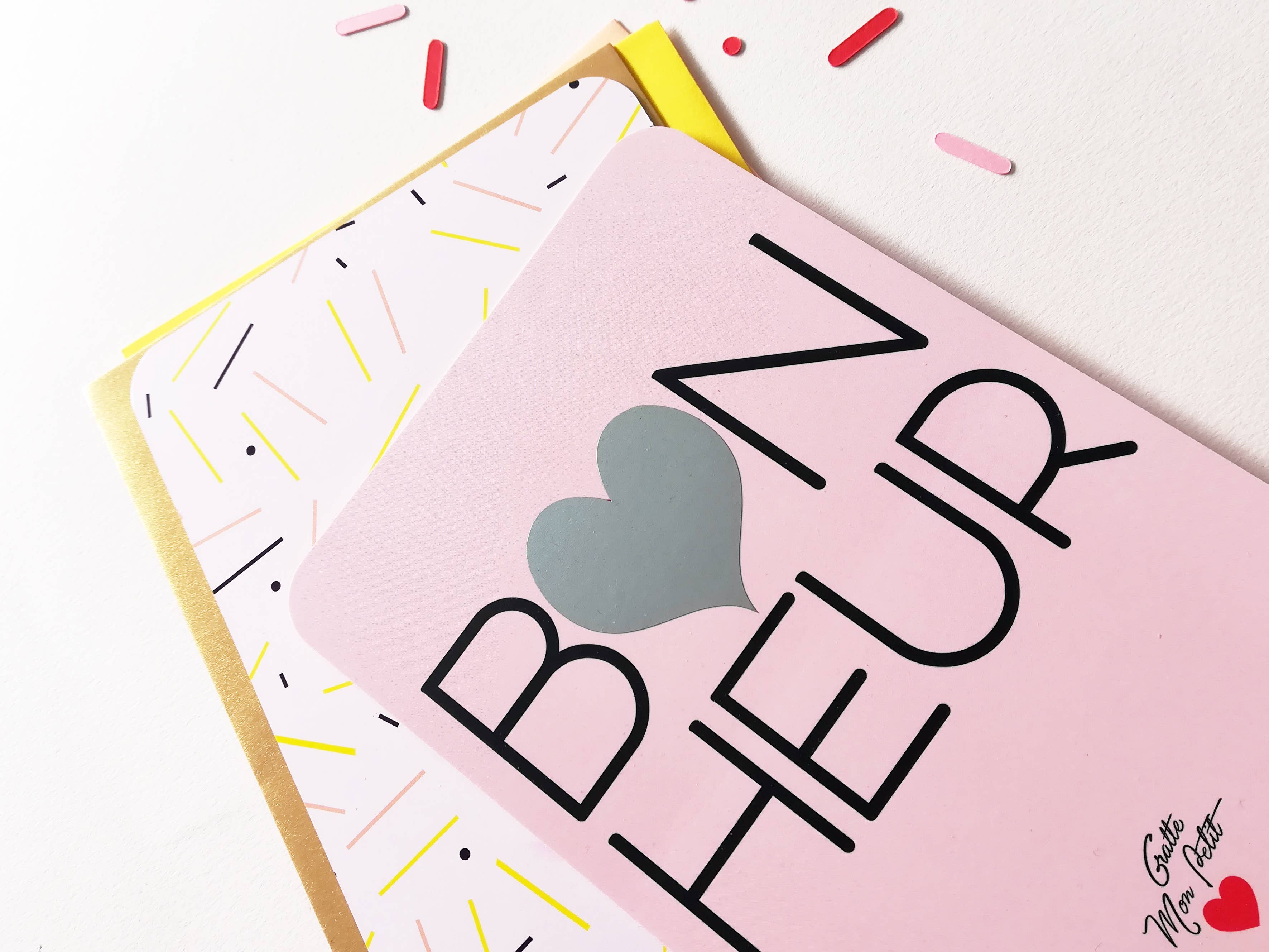 Pamela Loops – wholesale Baby card – Carte à gratter "Bébé en route"3