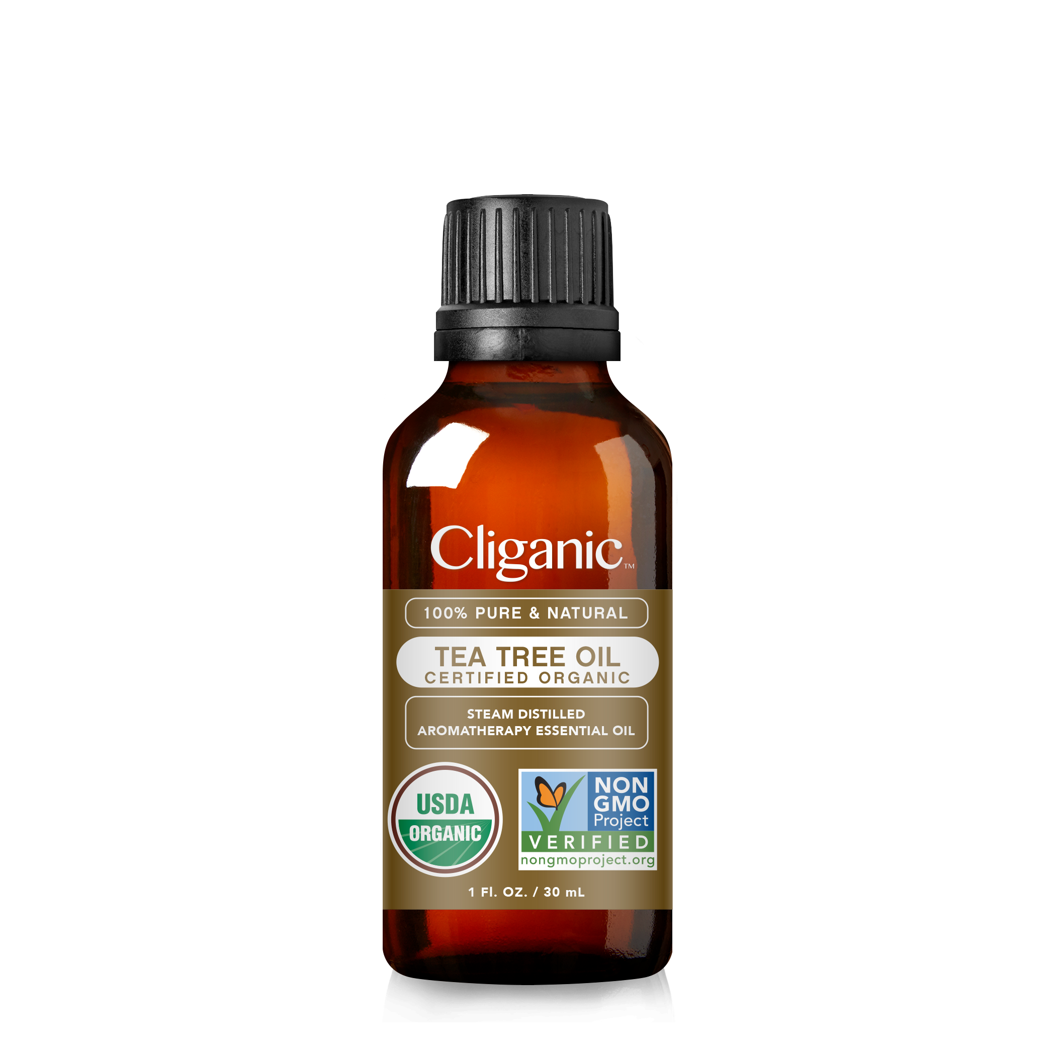 Cliganic - Wholesale Essential Oil - Essential Oils Singles - Organic Tea Tree Oil0
